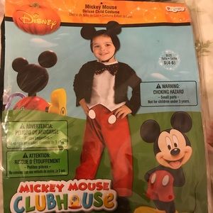 NIP Disney Mickey Mouse Costume size Small 4-6 ❤️